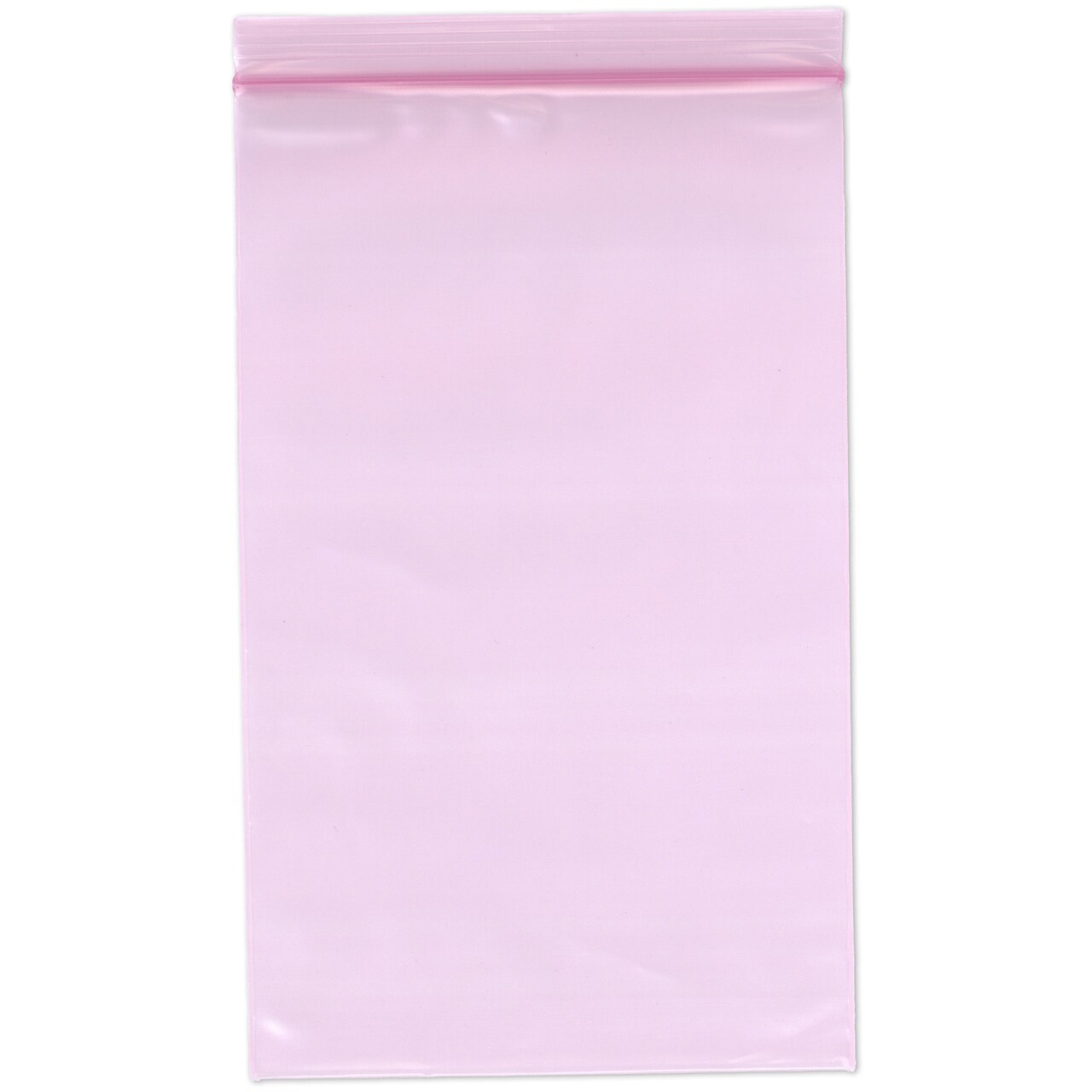 Plymor 5" x 8" (Pack of 100), 4 Mil Heavy Duty Anti-Static Zipper Reclosable Plastic Bags